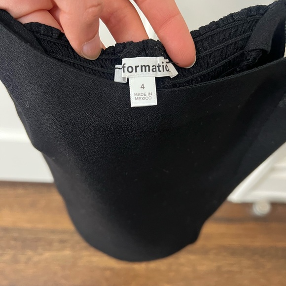 Reformation Black Women's Cami Tank Top - Picture 3 of 3